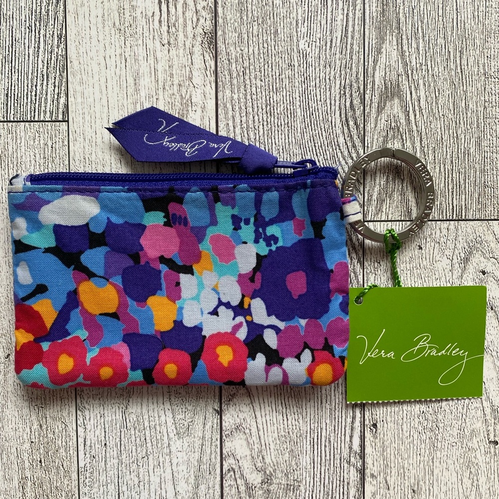 Vera Bradley Zip ID Case in Impressionista